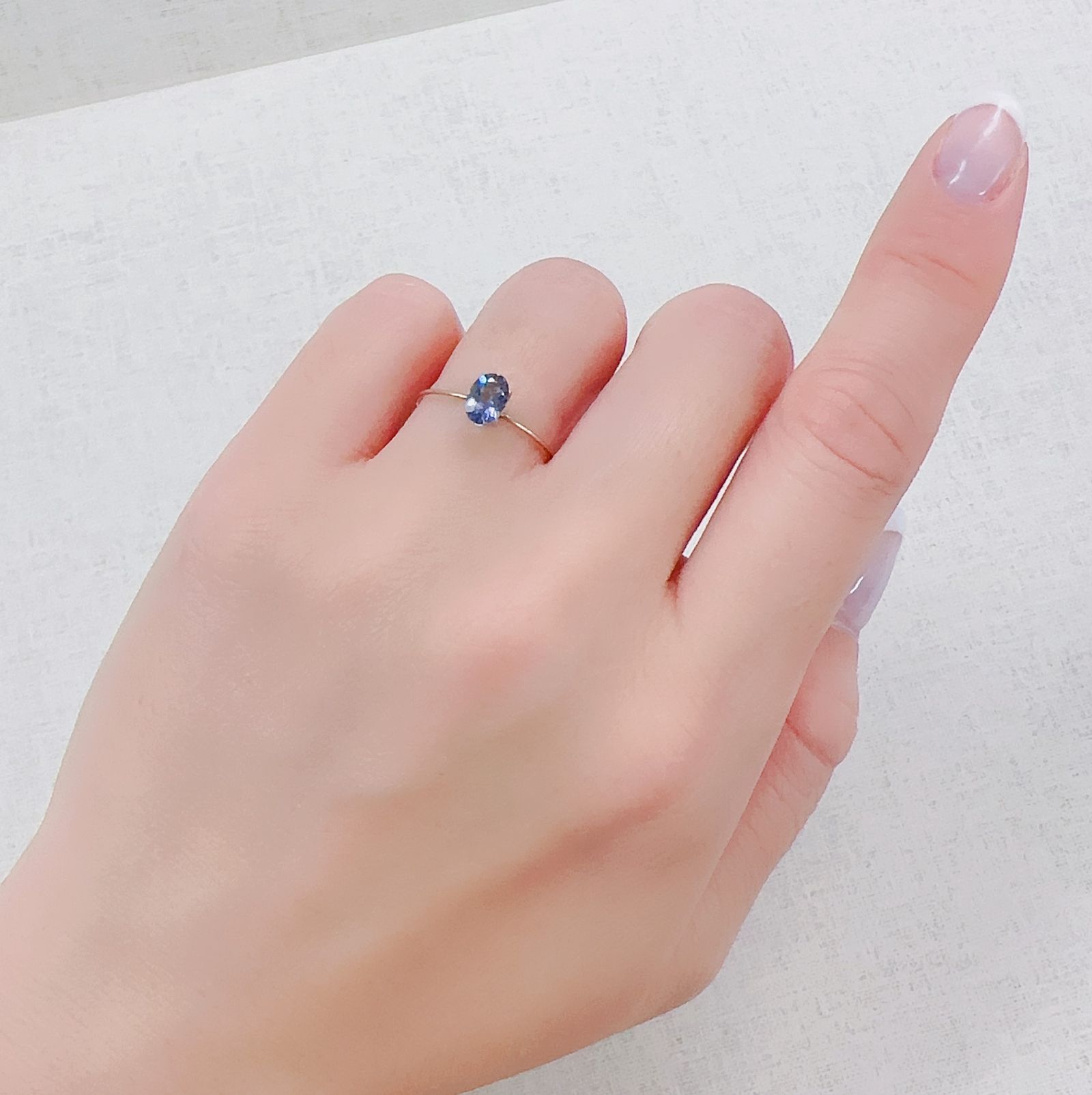 グレースピネル タンザニア産 0.59ct[230421544]6.1x4.2mm前後