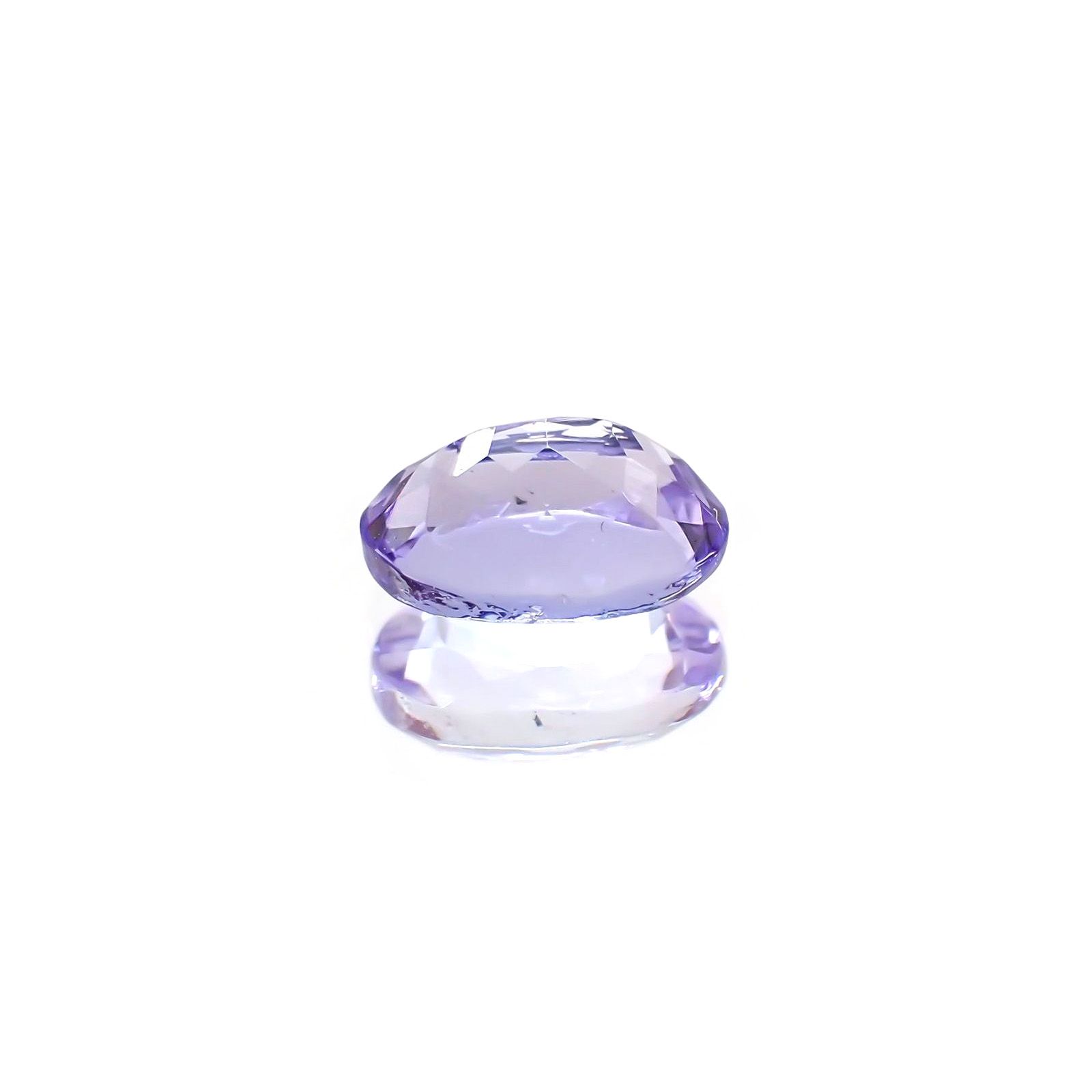 ラベンダーゾイサイト(宝石名ゾイサイト) タンザニア産 識別済 0.59ct / 6.2x4.1mm前後 [21019347]
