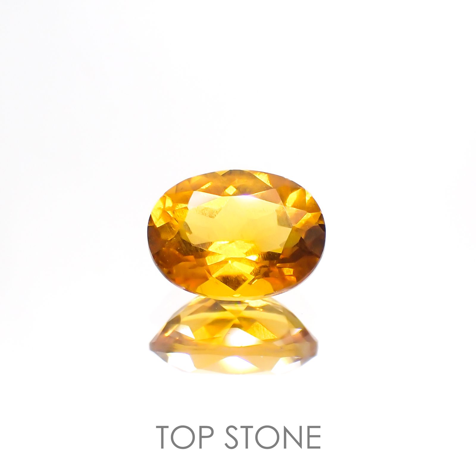 ゴールデンベリル(宝石名ゴールデン・ベリル)ブラジル産 1.24ct 識別済[220114225]8.1x6.2mm前後