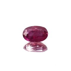 パープルサファイア(宝石名パープル・サファイア) カシミール地方産 1.633ct ソ付(彩珠)[210310235]8.4×5.6mm前後