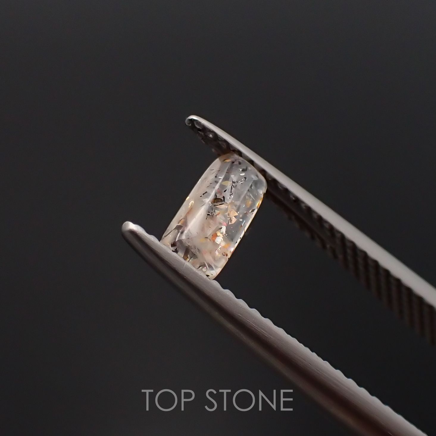 レインボーラティスサンストーン オーストラリア産 0.49ct[230220746]7.5x3.4mm前後