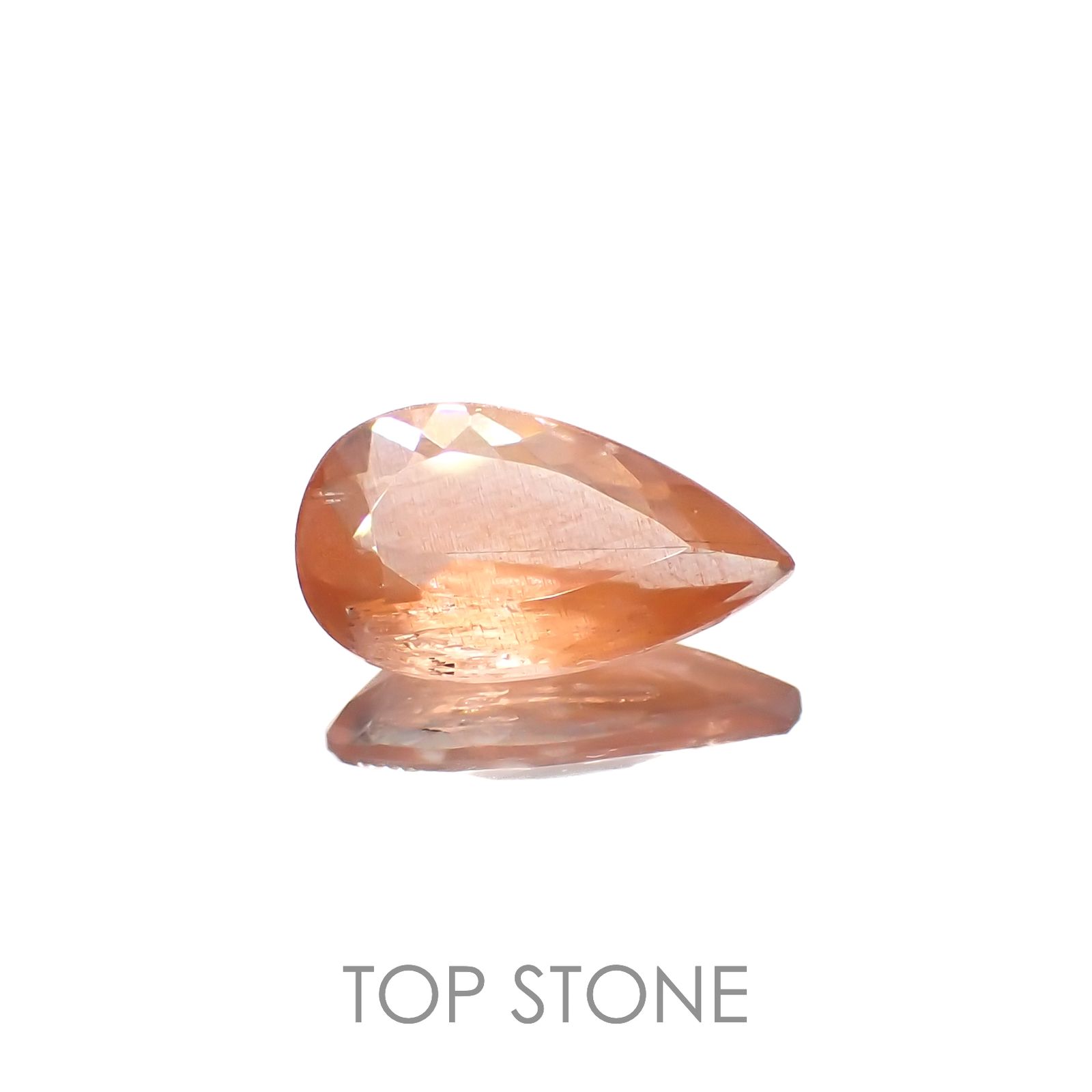 サンストーンスキャポライト(宝石名シーン・スキャポライト)タンザニア産 1.23ct 識別済[221219272]10.7x6.2mm前後