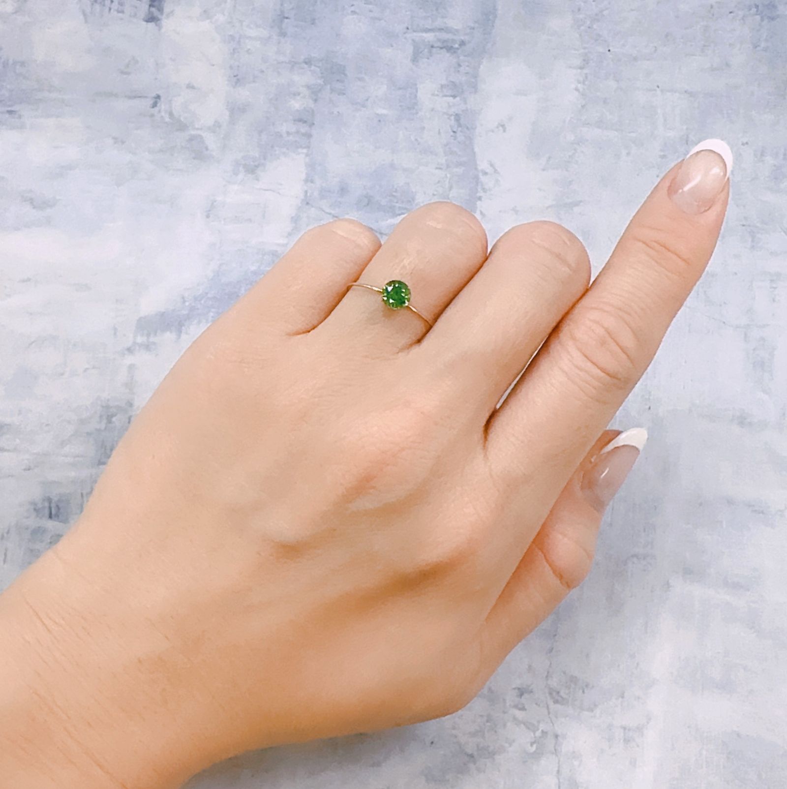 デマントイドガーネット ロシア産 0.62ct[230119886]5x5mm前後