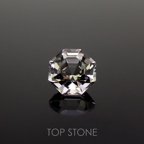 ◇オクタゴンカット◇レムリアンシードクリスタル(保証シール付き) ブラジル産 0.82ct[221018284]5.9x5.9mm前後