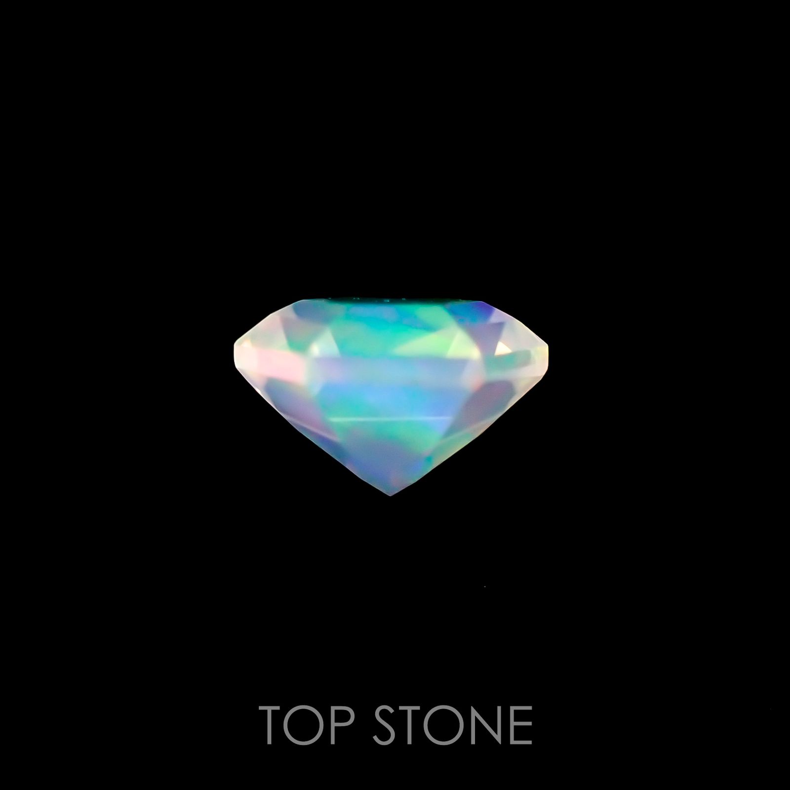 ◇ヘキサゴンカット◇エチオピアオパール エチオピア産 ルース 0.45ct[210611042]5.5×5.4mm前後