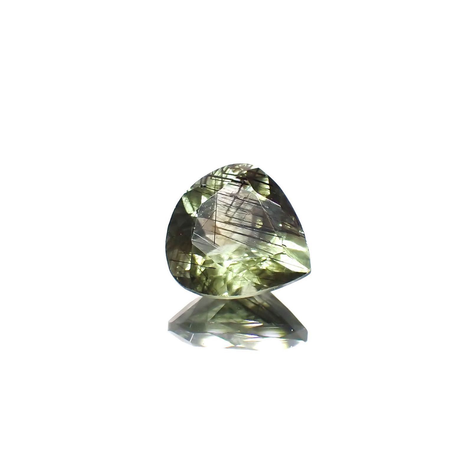 ルドウィジャイトインペリドット パキスタン産 1.90ct / 8.5x8.2mm前後 [260419515]
