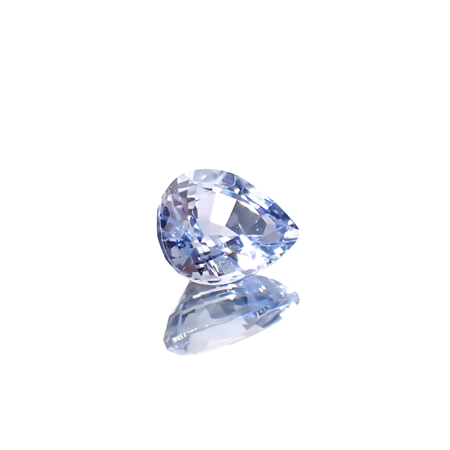 アイスブルーサファイア スリランカ産 0.53ct[240828650]5.5x4.5mm前後
