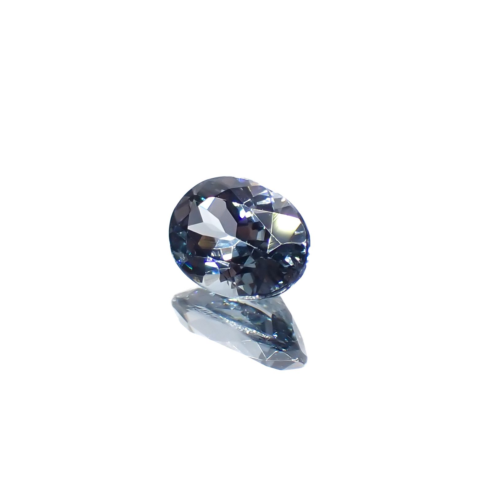 ブルーイッシュグレースピネル タンザニア産 0.93ct[231224889]7.1x5mm前後