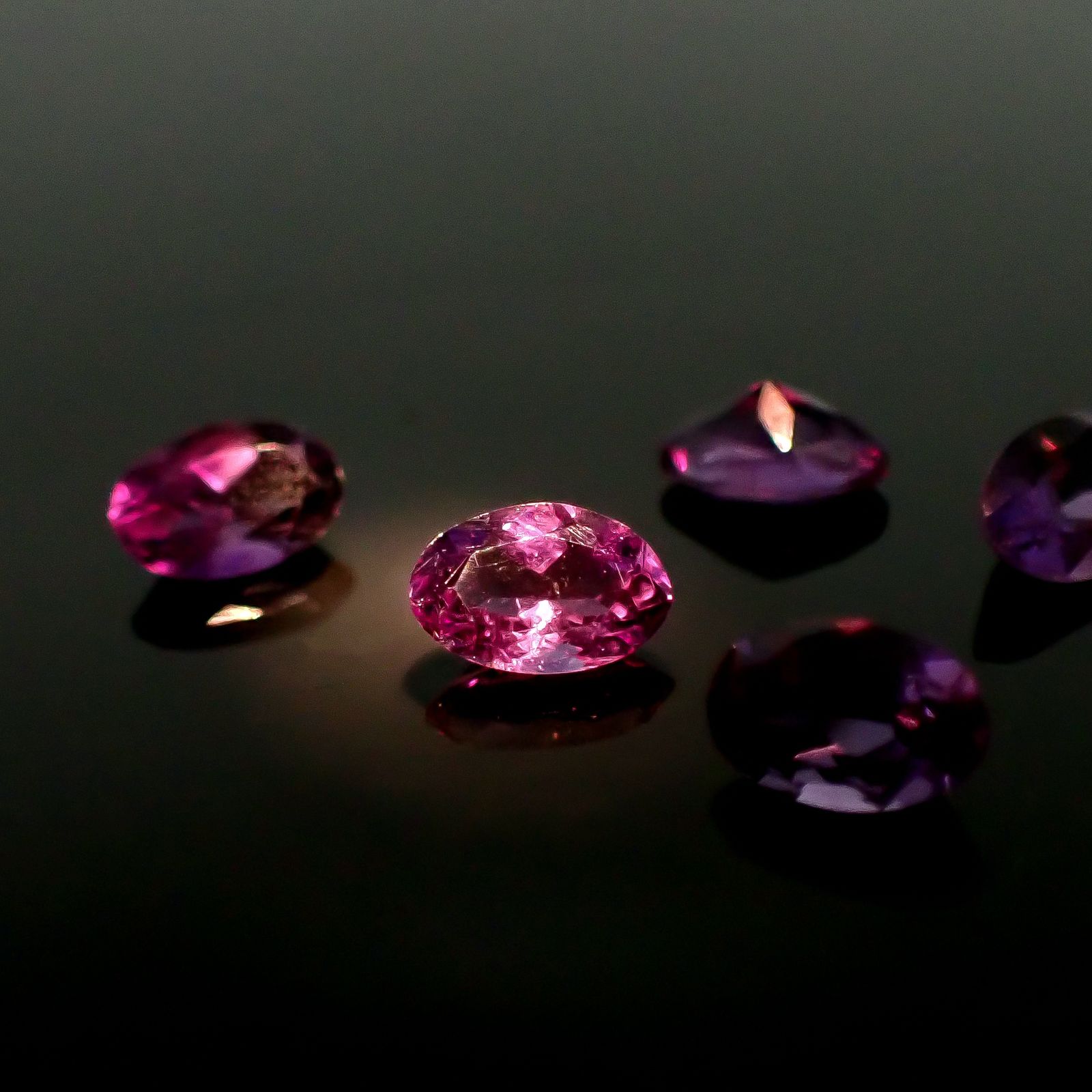 <ランダムセレクト1個販売>カラーシフトアメジスト ブラジル/ウルグアイ産 約0.35ct [250129804-PAC]6x4mm前後