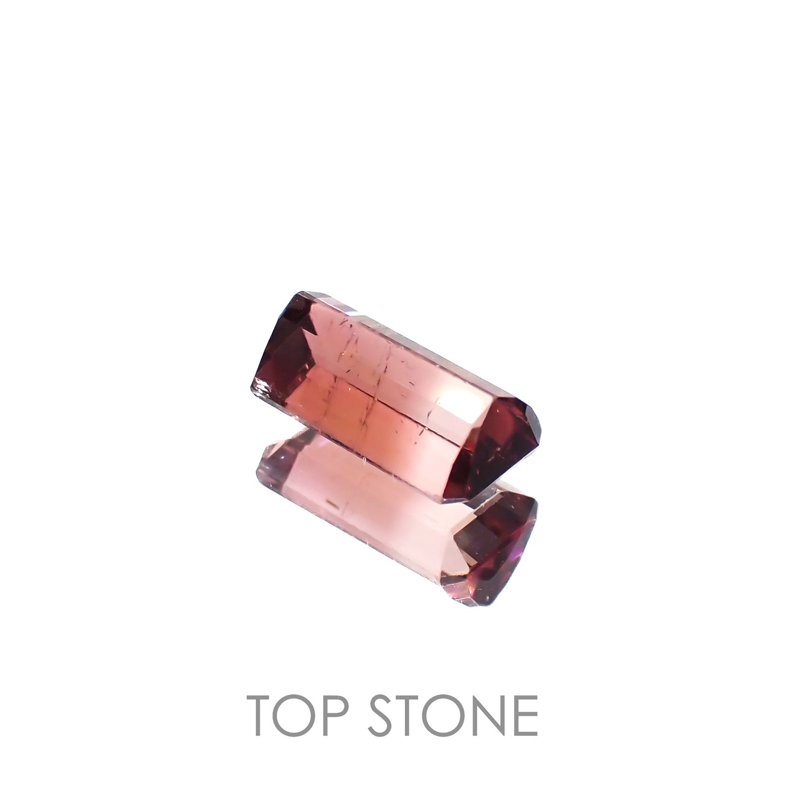 バイカラートルマリン(宝石名トルマリン)アフガニスタン産 1.49ct 識別済[221219558]8.7x4.6mm前後