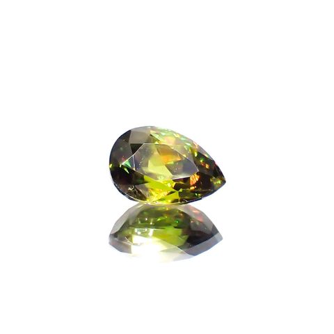カラーチェンジスフェーン パキスタン産 1.50ct [230120042]8.3x5.5mm前後