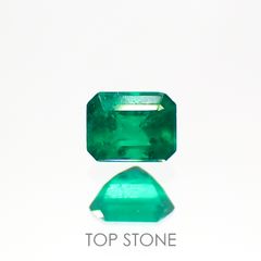 エメラルド(宝石名エメラルド) コロンビア産 0.13ct 識別済[201912839]3.2×2.5mm前後