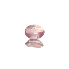 ディープローズクォーツ(宝石名ローズ・クォーツ)モザンビーク産 0.72ct 識別済[220616410]6.9x5.2mm前後