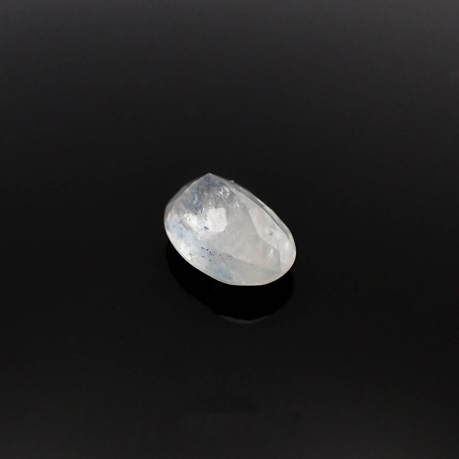 ユークレース(宝石名ユークレース) ブラジル産 1.444ct ソ付(彩珠)[20084554]8.6×6.1mm前後