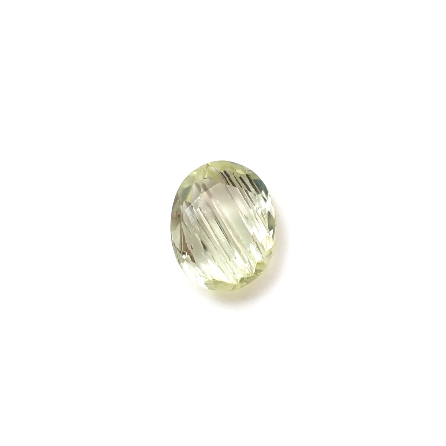 ◇甲州貴石切子Plus Three◇シリマナイト カード付き(宝石名シリマナイト)インド産 1.39ct 識別済[250630489]8.9x7mm前後