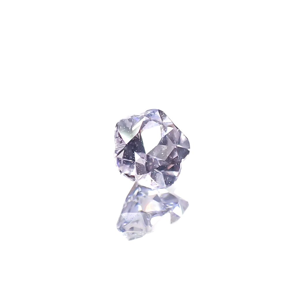 ◇カスタム・フラワーカット◇ファンシーカラーサファイア スリランカ/マダガスカル産 0.22ct[240929076]3.5x3.6mm前後