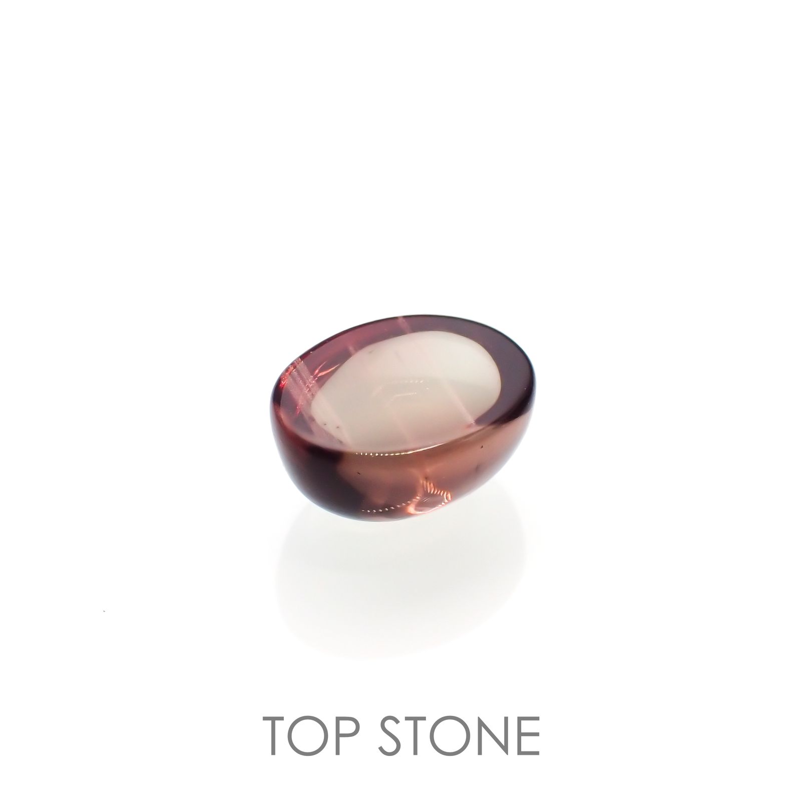 バイカラーアンデシン(宝石名アンデシン)チベット産 2.21ct 識別済[220114685]9x7.2mm前後