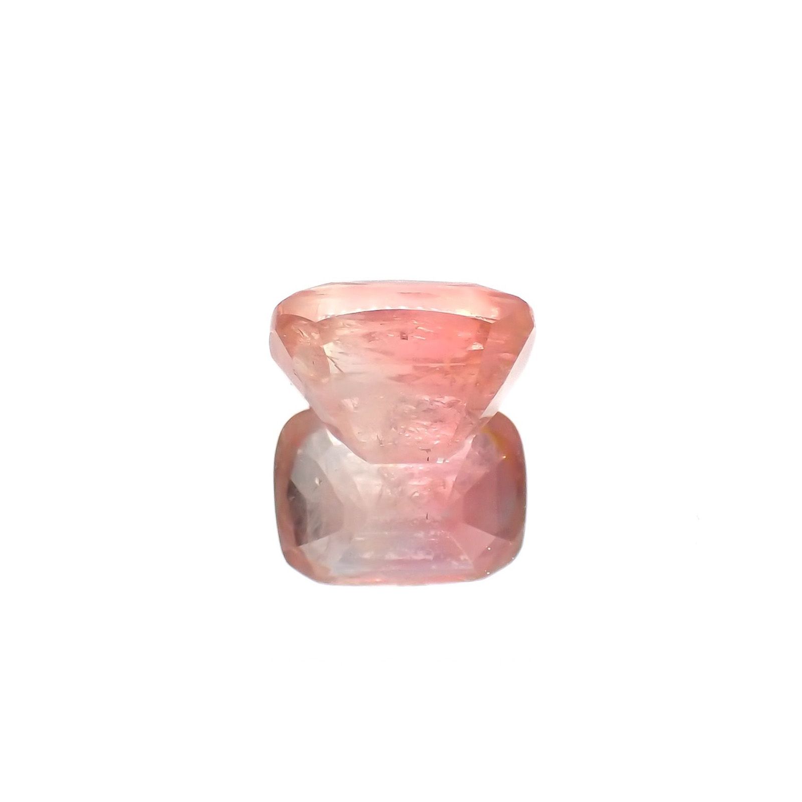 バイカラーピンクユークレース(宝石名バイカラー・ユークレース)ブラジル産 日独鑑付 3.245ct / 9.6x7.1mm前後 [220918078]