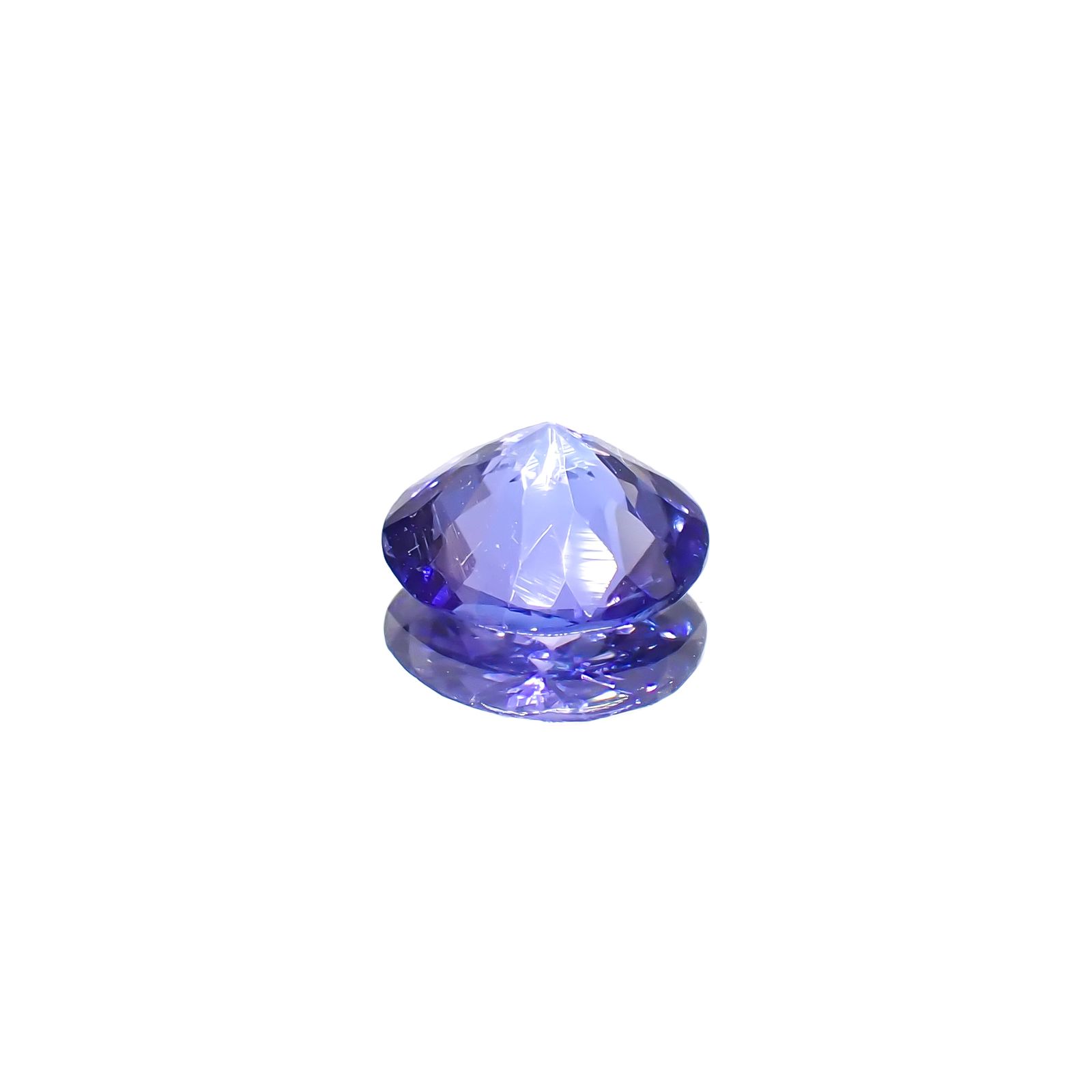 タンザナイト(宝石名タンザナイト)タンザニア産 0.78ct 識別済[240628332]6.5x6.5mm前後