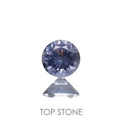 グレイッシュブルースピネル(宝石名スピネル)ビルマ/マダガスカル産 0.24ct 識別済[220817438]3.9x3.9mm前後