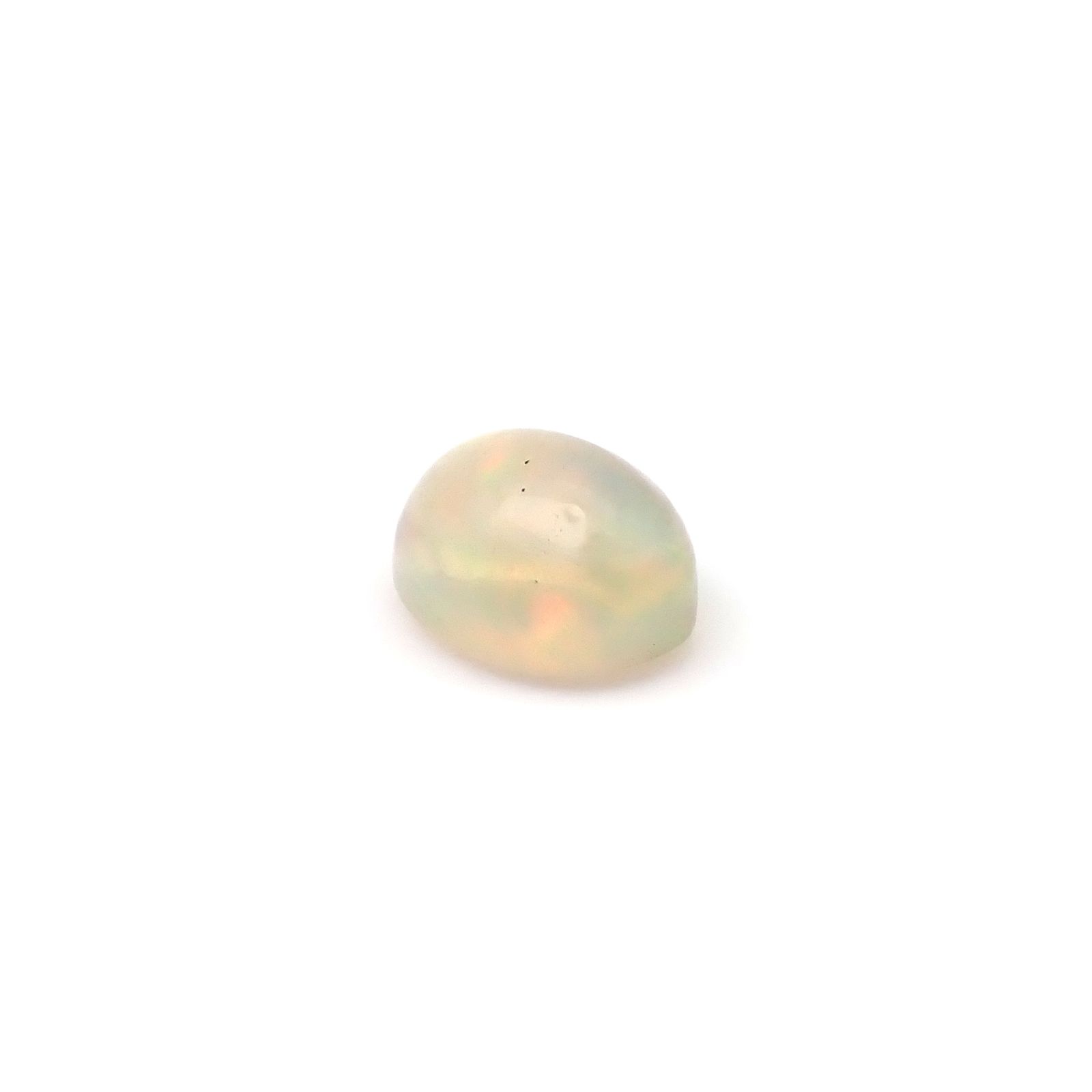 エチオピアオパール(宝石名オパール)エチオピア産 ソ付(彩珠) 1.647ct / 8.8x6.9mm前後 [260722912]