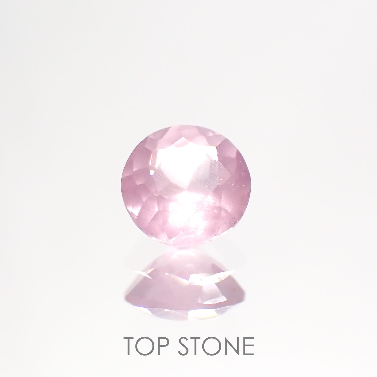 シルキーピンクスピネル タンザニア産 ルース 0.47ct[210812908]4.8×4.7mm前後