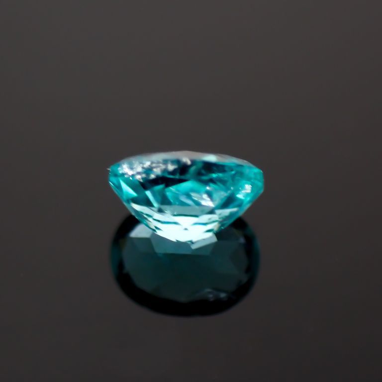 パライバトルマリン(宝石名トルマリン/別名パライバ・トルマリン)ブラジル産 0.085ct 識別済[221018769]3x2.4mm前後