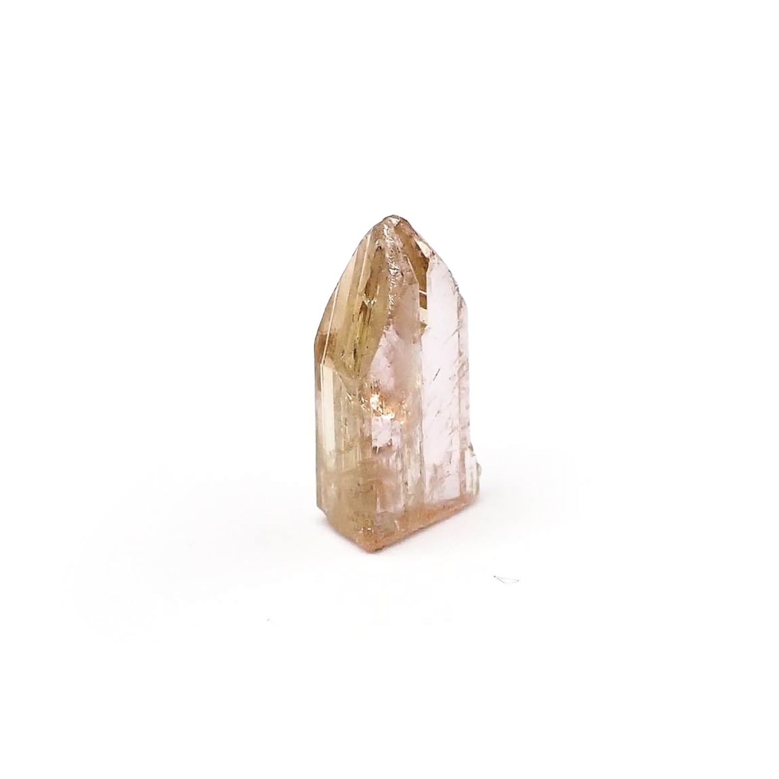 ピンクゾイサイト 非加熱 原石(宝石名ピンク・ゾイサイト)タンザニア産 識別済 3.54ct / 13.4x6.6mm前後 [231023846]