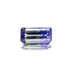 バイカラータンザナイト(宝石名バイカラー・ゾイサイト) タンザニア産 3.082ct ソ付(彩珠)[210410782]12×5.9mm前後