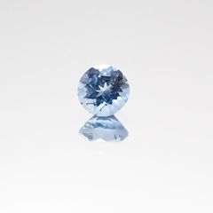 アクアマリン サンタマリアカラー(宝石名アクアマリン)モザンビーク産 0.15ct 識別済[230622264]3.4x3.4mm前後