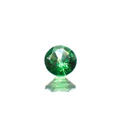 ツァボライト(宝石名グリーン グロッシュラー・ガーネット)タンザニア産 0.12ct 識別済[240226091]3x3mm前後