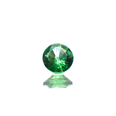 ツァボライト(宝石名グリーン グロッシュラー・ガーネット)タンザニア産 0.12ct 識別済[240226091]3x3mm前後