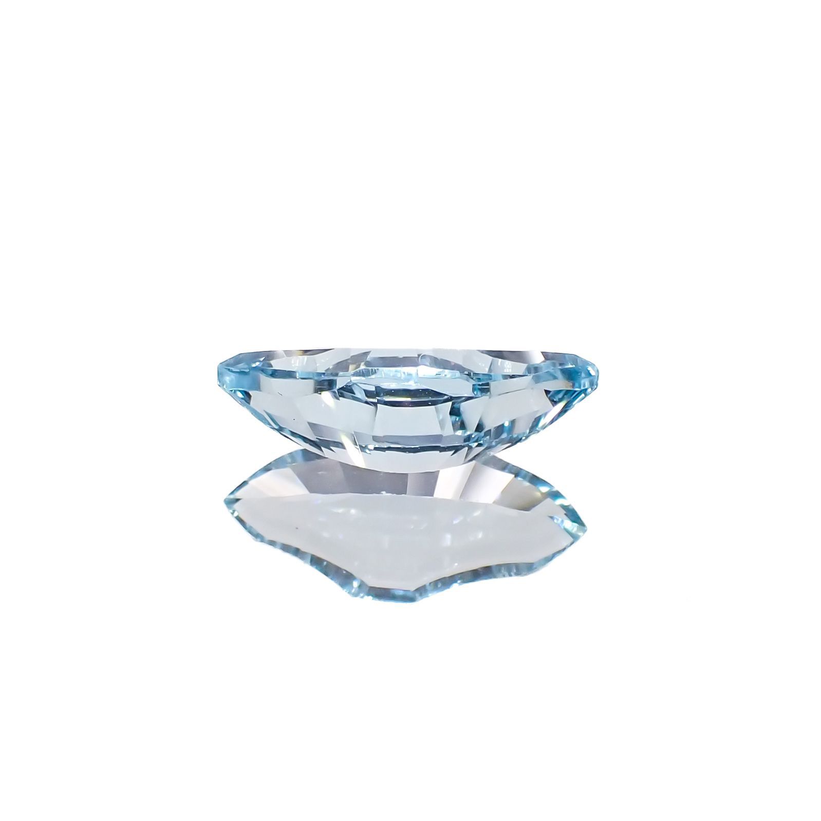 ◇カスタムカット◇ブルートパーズ ブラジル産 2.80ct[221219368]14.1x6.9mm前後