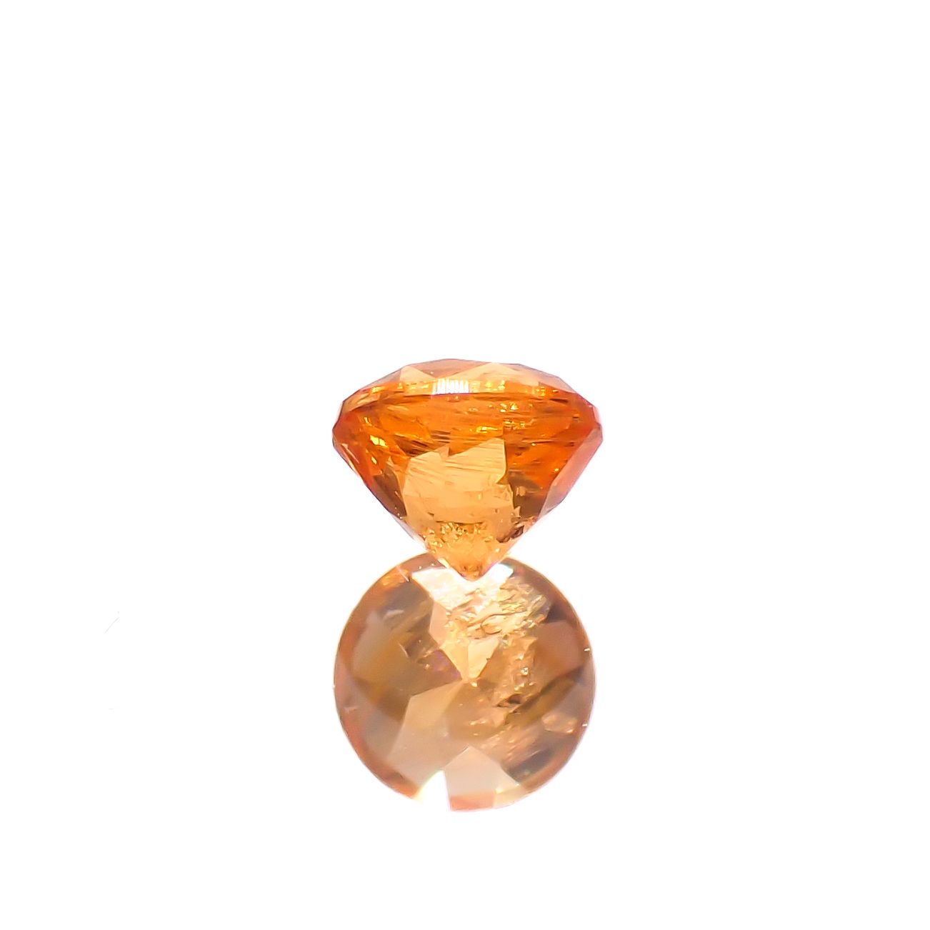 マンダリンガーネット マダガスカル産 0.17ct[240628214]2.9x2.9mm前後