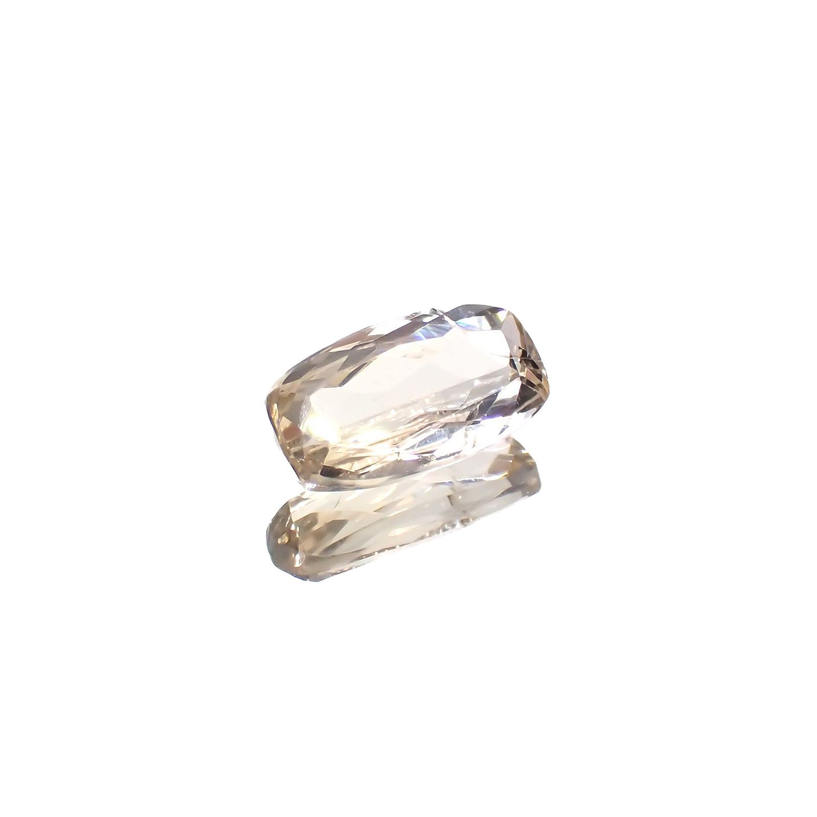 バイカラートパーズ ブラジル産 1.12ct / 8.5x4.6mm前後 [231023703]