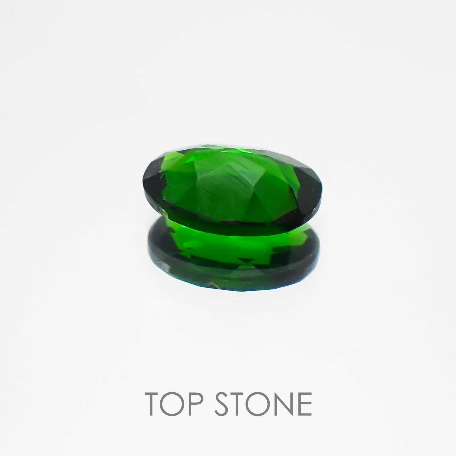 クロムダイオプサイド ロシア産 ルース 0.77ct[20128648]7.2×5.2mm前後