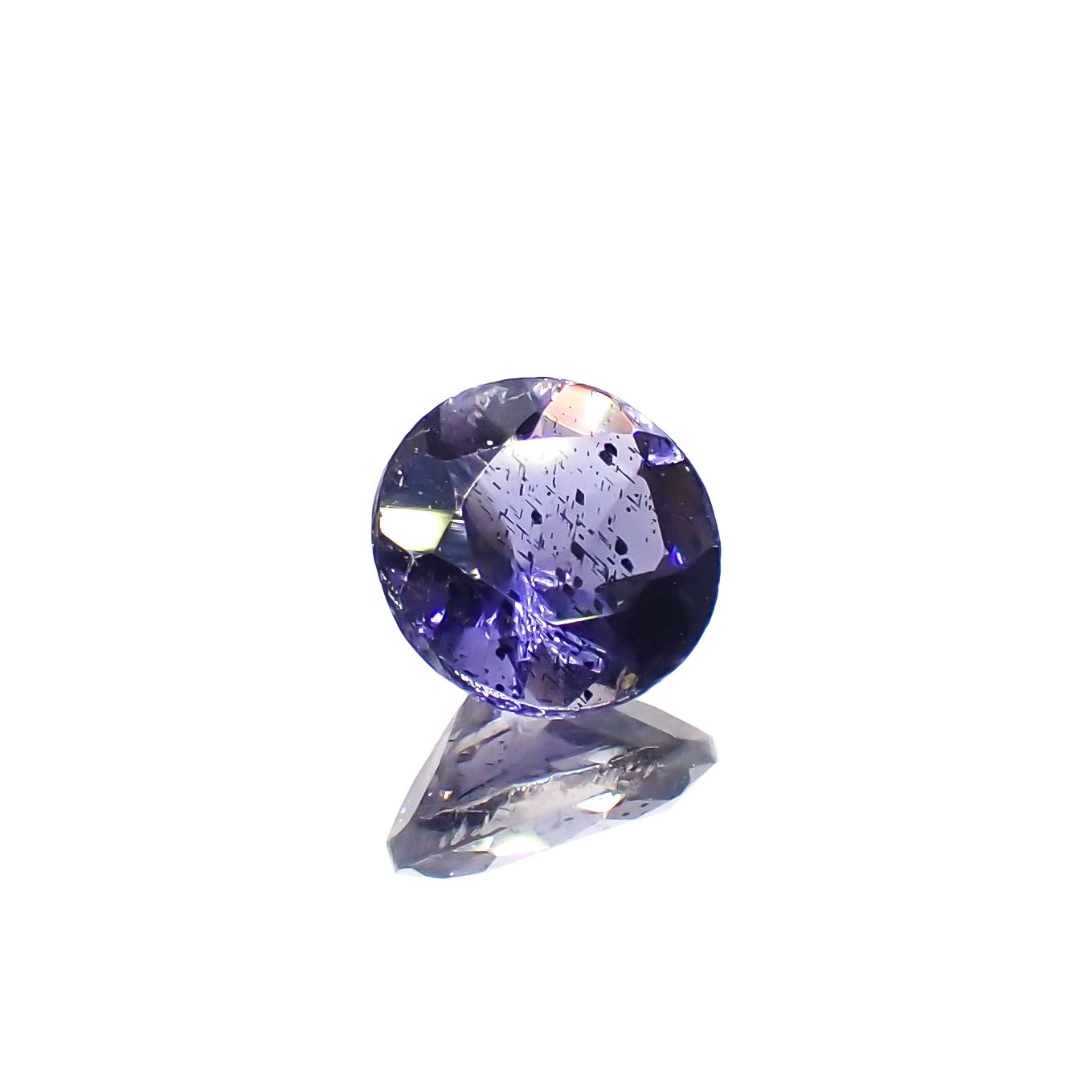 アイオライトサンストーン インド/ブラジル産 0.62ct[230923328]6x5.9mm前後