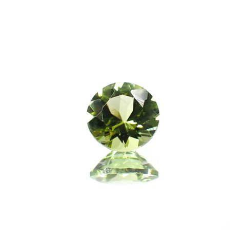 ペリドット(宝石名ペリドット) パキスタン産 識別済 1.30ct / 7.0x7.0mm前後 [260713083]