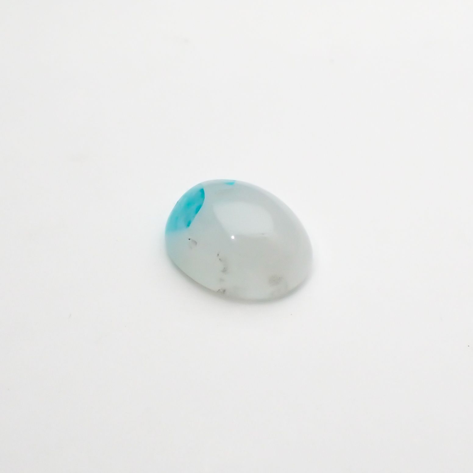 パライバトルマリンインクォーツ(宝石名トルマリンインクォーツ/別名パライバ・トルマリンインクォーツ) ブラジル産 1.26ct 識別済[210711997]7.8×6.2mm前後