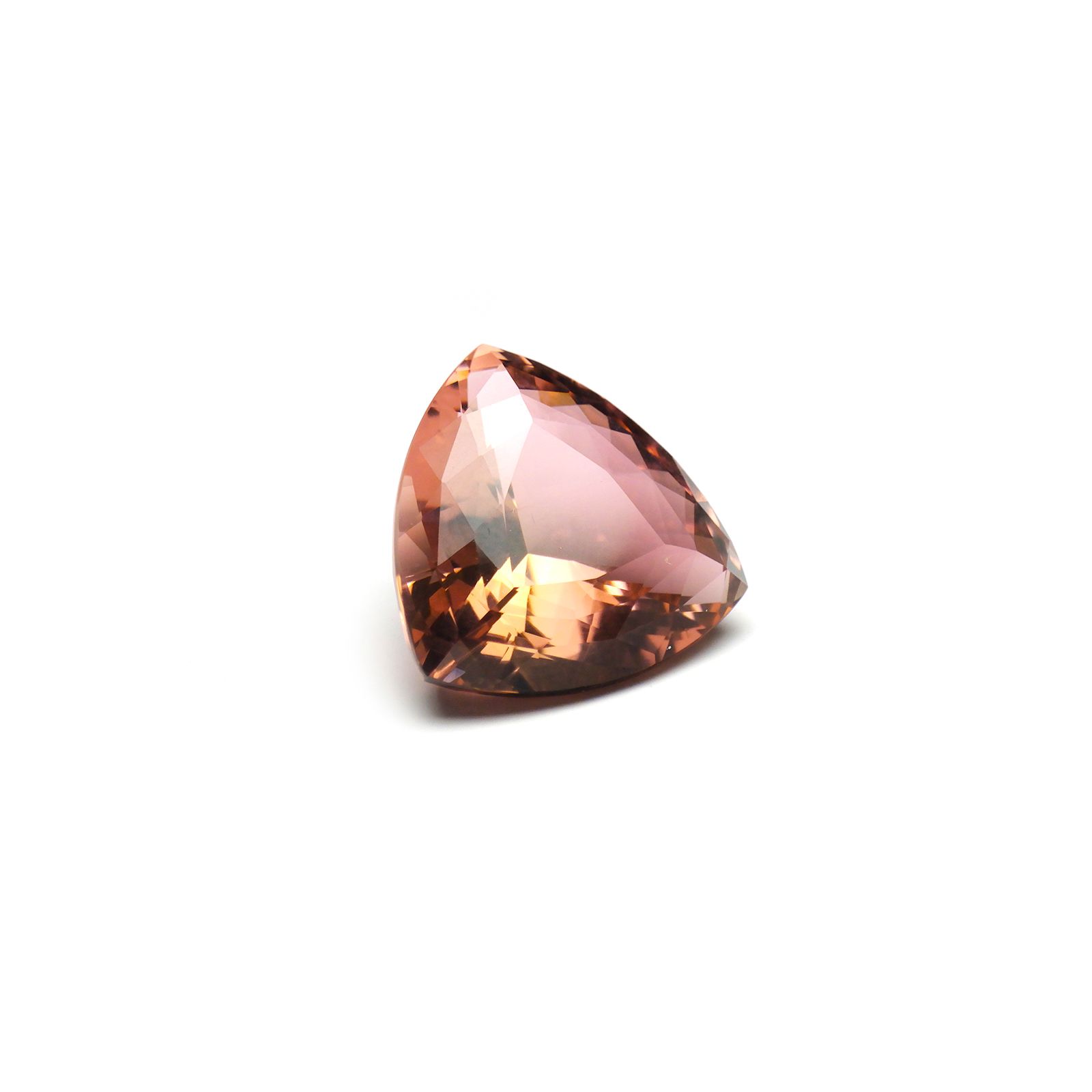 ピンクトルマリン パパラチャカラー ブラジル産 19.03ct[240125836]18.5x18.2mm前後