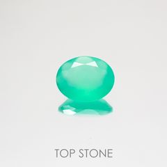 グリーンオパール 南アフリカ産 ルース 1.49ct[210510758]9×7.2mm前後