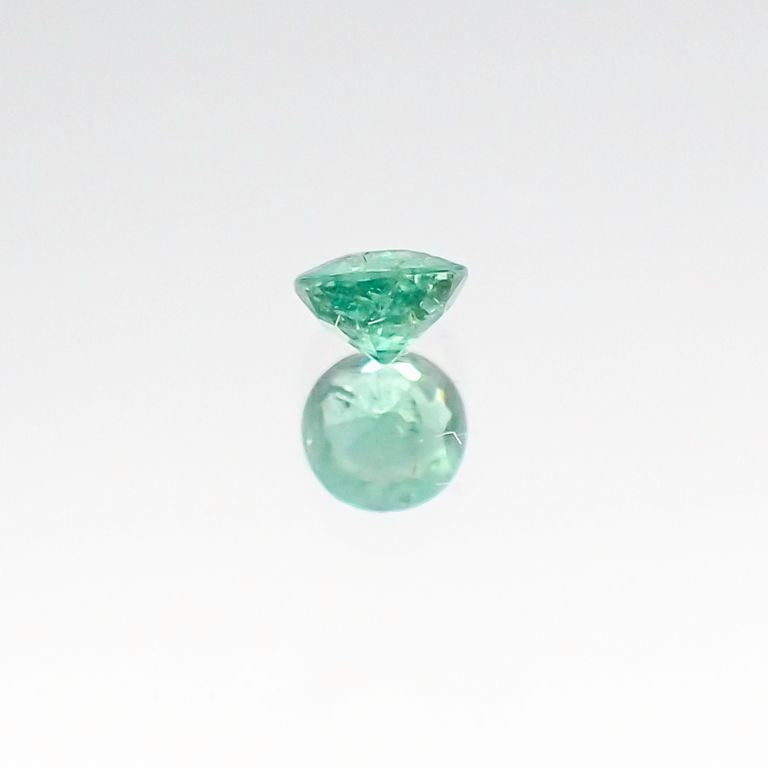 パライバトルマリン(宝石名トルマリン/別名パライバ・トルマリン) ブラジル・パライバ州バターリャ鉱山産 0.12ct 識別済[20096286]3×3mm前後