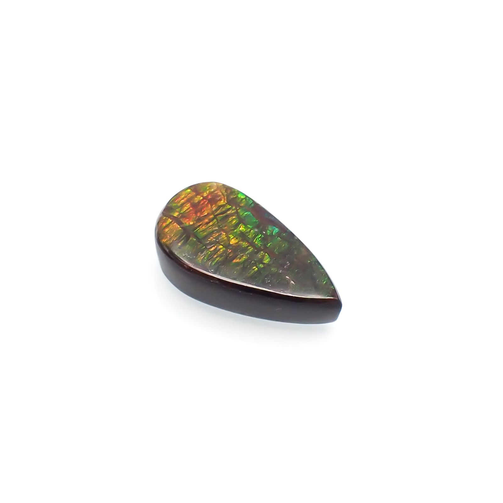 アンモライト トリプレット カナダ産 5.00ct[230823111]14.8x8.2mm前後