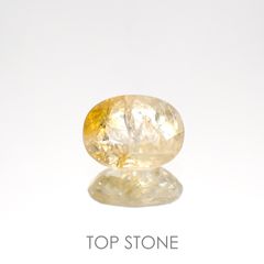 ジョハチドーライト(宝石名ジョハチドライト) ビルマ産 0.860ct ソ付(彩珠)[19111464]6.8×5.4mm前後