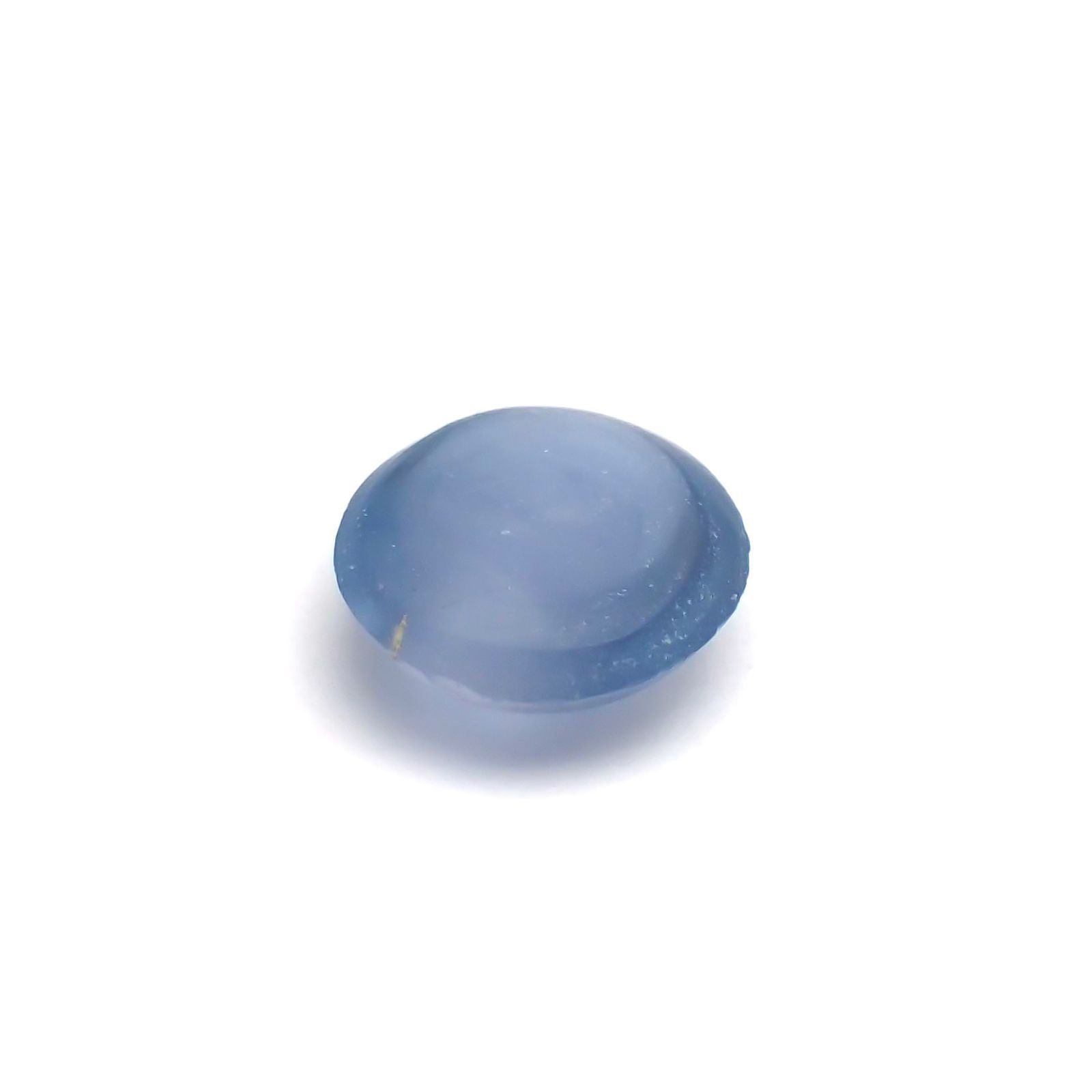 アパタイトキャッツアイ(宝石名ブルー アパタイト・キャッツアイ)マダガスカル産 1.310ct ソ付(彩珠)[231023941]7.3x7.2mm前後