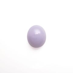 ラベンダー翡翠(宝石名ラベンダー・ジェダイト(翡翠))ビルマ産 16.200ct ソ付(彩珠)[221219585]16.7x14mm前後