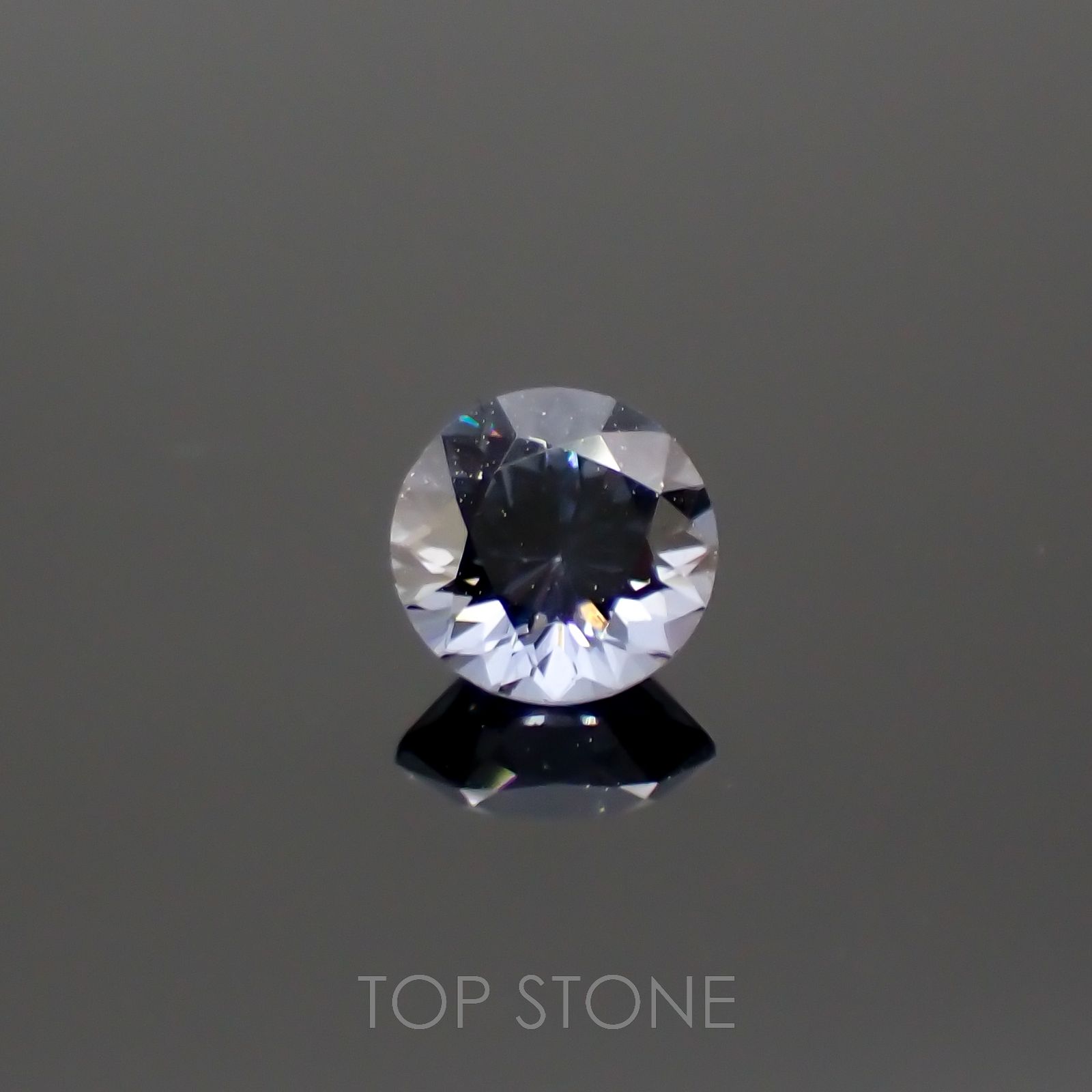 グレイッシュブルースピネル(宝石名スピネル)ビルマ/マダガスカル産 0.28ct 識別済[220817443]4x4mm前後