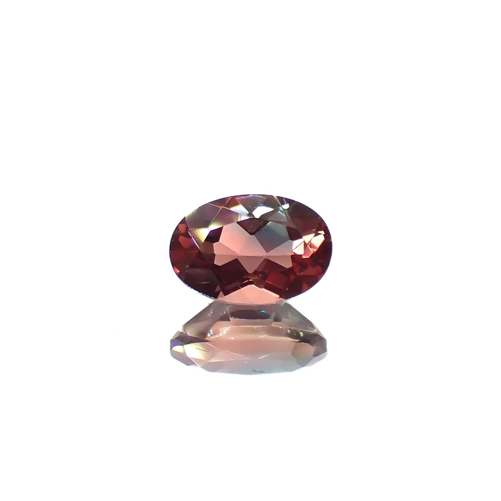 バイカラーアンデシン モンゴル産 0.48ct[230421503]6x4.2mm前後