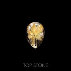 太陽タイチンルチルクォーツ(宝石名ルチルレイテッド・クォーツ) ブラジル産 10.54ct 識別済[20062823]17.6×12.6mm前後