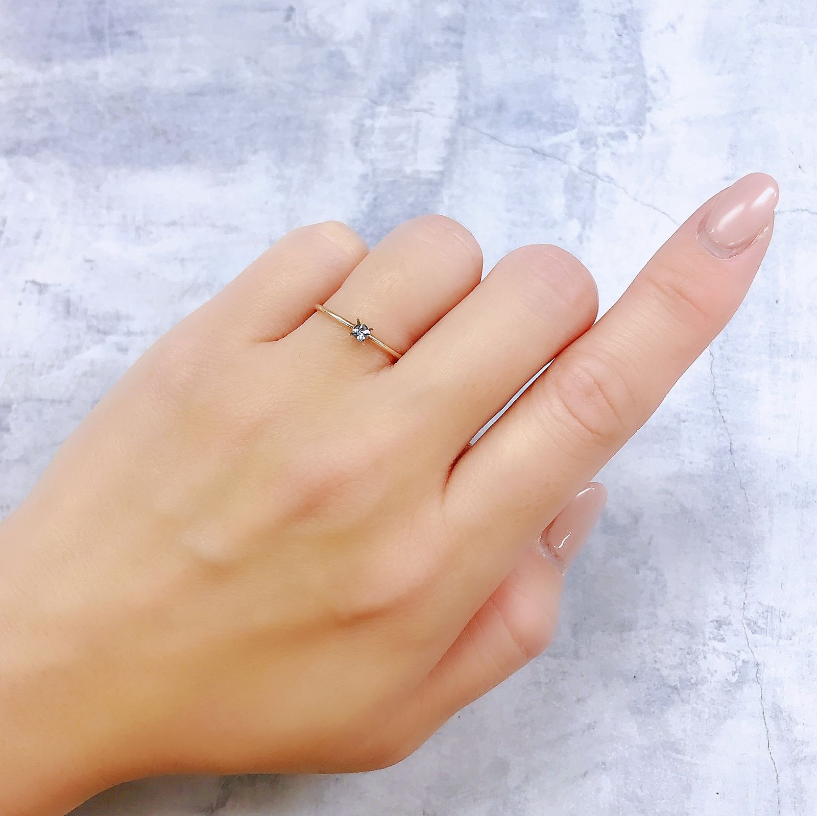 ◇プリンセスカット◇ブルーグリーンコーネルピン(宝石名コーネルピン)タンザニア産 0.067ct 識別済[221219237]2x2mm前後